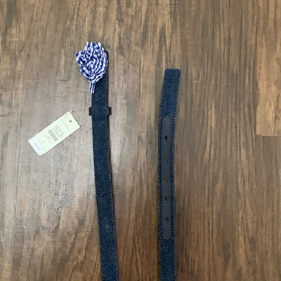 Talbots cotton denim flower belt main image 16